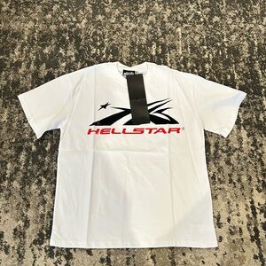 Hellstar White Graphic Tee